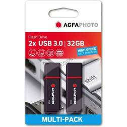 AGFAPHOTO USB 3.2 Gen 1 32GB black MP2 [Levering: 4-5 dage]